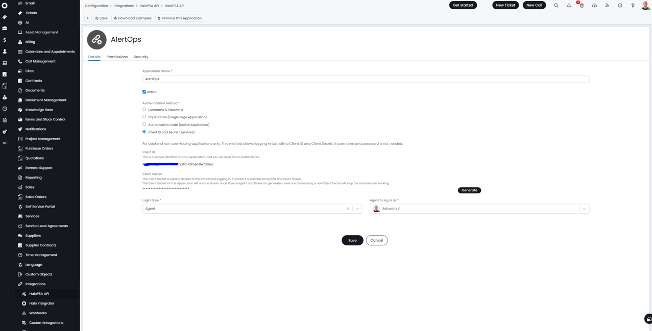 HaloPSA Outbound Integration Guide