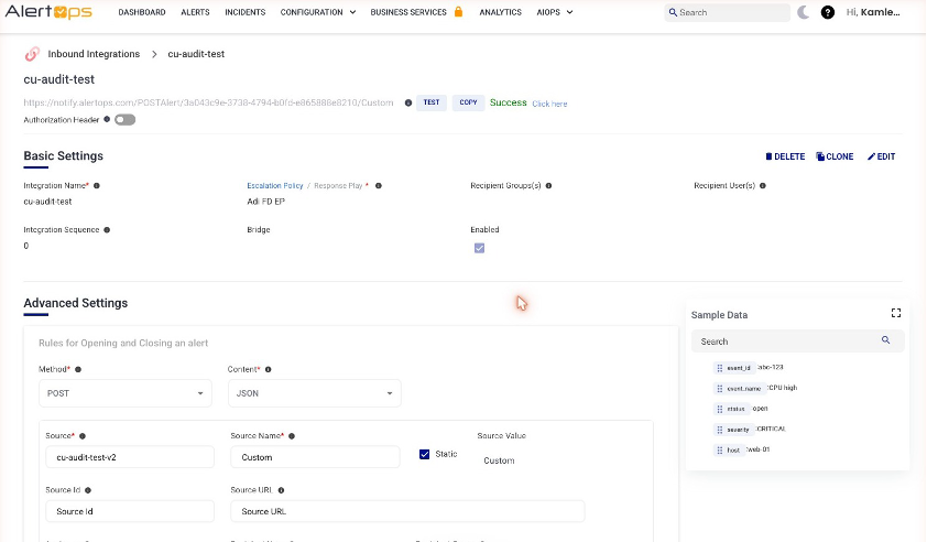 Custom API Integration