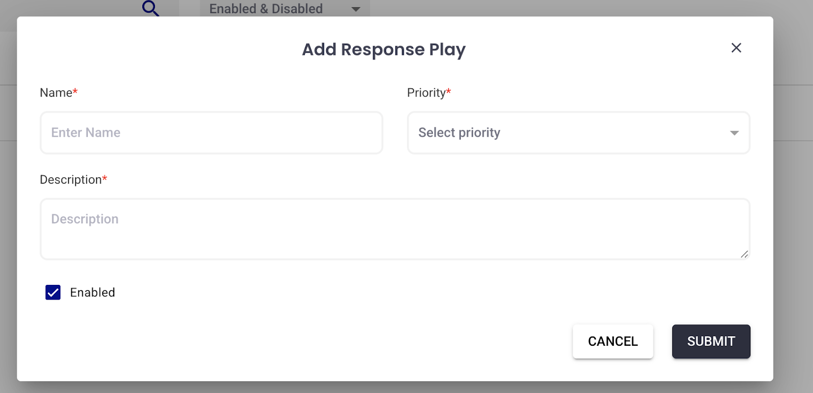 Response Plays Overview